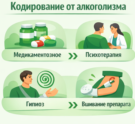 кодирование от алкоголизма в Советске Санати